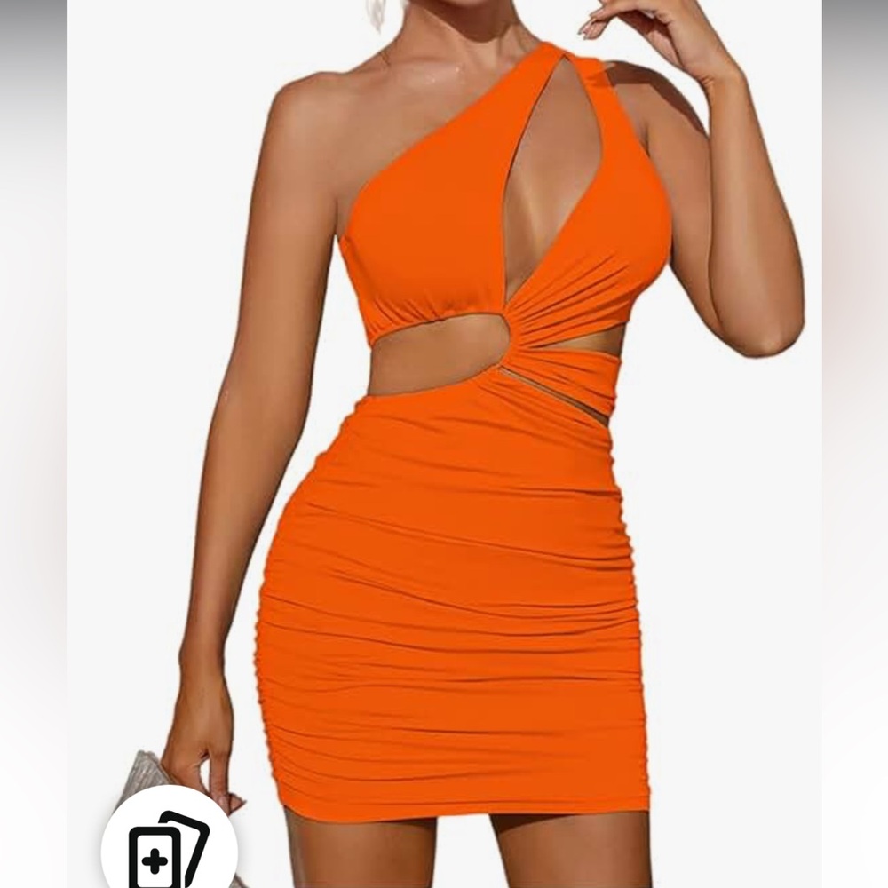 Xinfsh orange dress